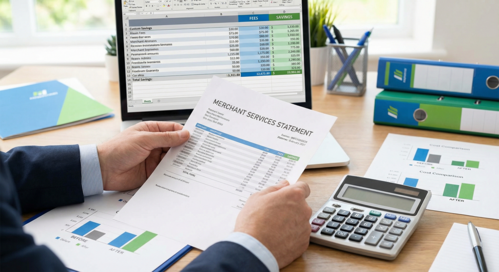 Merchant Services Statement & Rate Analysis